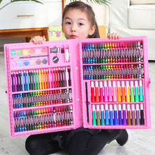 Load image into Gallery viewer, 168PCS Painting Watercolor Pen Colored Pencil Set Children's Oil Painting Pencil Crayon Pen Set Children's Gift Art Drawing Supplies