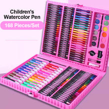 Load image into Gallery viewer, 168PCS Painting Watercolor Pen Colored Pencil Set Children's Oil Painting Pencil Crayon Pen Set Children's Gift Art Drawing Supplies