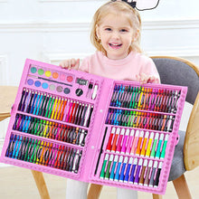 Load image into Gallery viewer, 168PCS Painting Watercolor Pen Colored Pencil Set Children's Oil Painting Pencil Crayon Pen Set Children's Gift Art Drawing Supplies