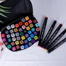 Load image into Gallery viewer, 24/30/36/48 Colors Sketching Marker Set Double Head Paint Pens Dual Brush Set for Calligraphy Painting Drawing DIY Graffiti Art Supplies