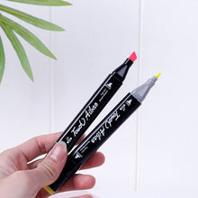 Load image into Gallery viewer, 24/30/36/48 Colors Sketching Marker Set Double Head Paint Pens Dual Brush Set for Calligraphy Painting Drawing DIY Graffiti Art Supplies