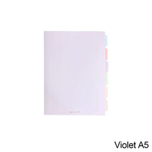 Load image into Gallery viewer, A5/B5 Morandi Loose Leaf Notebook PP Cover Binder 60 Sheets Line Refillable Office School Journal Supplies Stationery
