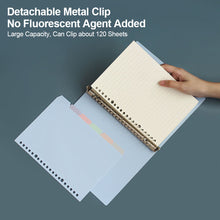 Load image into Gallery viewer, A5/B5 Morandi Loose Leaf Notebook PP Cover Binder 60 Sheets Line Refillable Office School Journal Supplies Stationery
