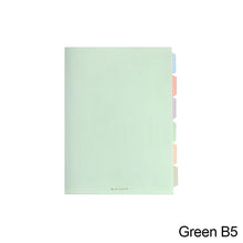 Load image into Gallery viewer, A5/B5 Morandi Loose Leaf Notebook PP Cover Binder 60 Sheets Line Refillable Office School Journal Supplies Stationery