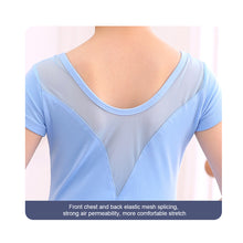 Load image into Gallery viewer, Children's Dance Costume Summer Long Sleeved Dance Costume Breathable Mesh Splicing Dance Training Clothes