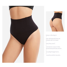 Load image into Gallery viewer, Women High-waisted Tight Pants Elastic Slim Waist Shaping Thong Comfortable Breathable Seamless Shaping Pants