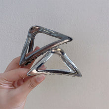 Load image into Gallery viewer, Simple Versatile Metal Geometric Hairpin Irregular Triangular Hair Clip Headwear Hair Accessory for Women