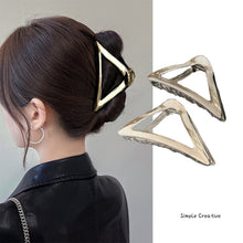 Load image into Gallery viewer, Simple Versatile Metal Geometric Hairpin Irregular Triangular Hair Clip Headwear Hair Accessory for Women