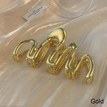 Load image into Gallery viewer, Women Alloy Wave Hair Claw Clip Hairpin Exquisite Trendy Geometric Hair Clip Headwear Hair Accessory