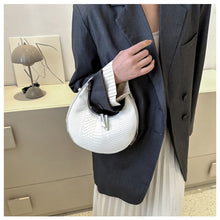 Load image into Gallery viewer, Women Temperamental Casual Shoulder Bag Underarm Bag Solid Color PU Leather Comfortable Handbag