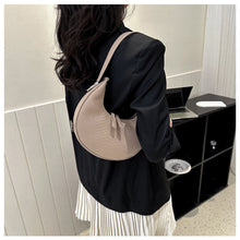 Load image into Gallery viewer, Women Temperamental Casual Shoulder Bag Underarm Bag Solid Color PU Leather Comfortable Handbag