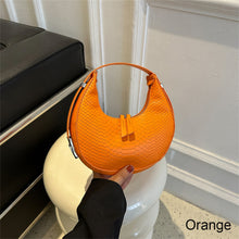 Load image into Gallery viewer, Women Temperamental Casual Shoulder Bag Underarm Bag Solid Color PU Leather Comfortable Handbag