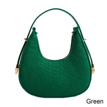Load image into Gallery viewer, Simple Niche Shoulder Bag Underarm Bag Temperamental Solid Color Comfortable Felt Cloth Handbag for Women