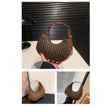Load image into Gallery viewer, Simple Retro Shoulder Bag Crescent Bag Fashion Comfortable PU Leather Handbag Shoulder Bag for Women