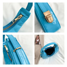 Load image into Gallery viewer, Fashion Simple Shoulder Bag Underarm Bag Temperamental Solid Color Comfortable PU Leather Handbag for Women