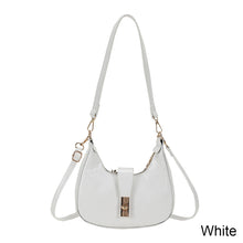 Load image into Gallery viewer, Women Fashion Temperamental Shoulder Bag Crossbody Bag Simple Glossy Solid Color PU Leather Handbag