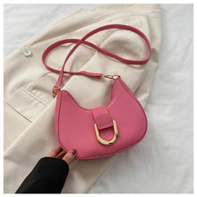 Load image into Gallery viewer, Fashion Personalized Shoulder Bag Crossbody Bag Niche Solid Color Comfortable PU Leather Crossbody Bag for Women