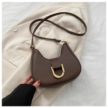 Load image into Gallery viewer, Fashion Personalized Shoulder Bag Crossbody Bag Niche Solid Color Comfortable PU Leather Crossbody Bag for Women