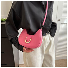 Load image into Gallery viewer, Fashion Personalized Shoulder Bag Crossbody Bag Niche Solid Color Comfortable PU Leather Crossbody Bag for Women