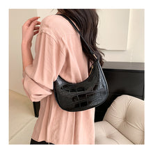 Load image into Gallery viewer, Fashion Personalized Shoulder Bag Underarm Bag Simple Solid Color Glossy PU Leather Handbag for Women