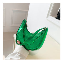 Load image into Gallery viewer, Fashion Personalized Shoulder Bag Underarm Bag Simple Solid Color Glossy PU Leather Handbag for Women
