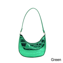 Load image into Gallery viewer, Fashion Personalized Shoulder Bag Underarm Bag Simple Solid Color Glossy PU Leather Handbag for Women