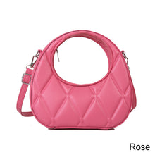 Load image into Gallery viewer, Temperamental Versatile Ribbed Handbag Crossbody Bag PU Leather Solid Color Comfortable Handbag for Women