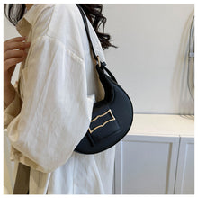 Load image into Gallery viewer, Fashion Simple Shoulder Bag Underarm Bag Temperamental Solid Color PU Leather Handbag for Women