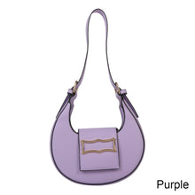 Load image into Gallery viewer, Fashion Simple Shoulder Bag Underarm Bag Temperamental Solid Color PU Leather Handbag for Women