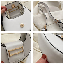 Load image into Gallery viewer, Fashion Simple Shoulder Bag Underarm Bag Temperamental Solid Color PU Leather Handbag for Women