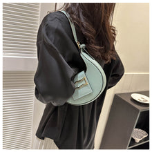Load image into Gallery viewer, Fashion Simple Shoulder Bag Underarm Bag Temperamental Solid Color PU Leather Handbag for Women