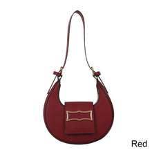 Load image into Gallery viewer, Fashion Simple Shoulder Bag Underarm Bag Temperamental Solid Color PU Leather Handbag for Women
