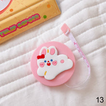 Load image into Gallery viewer, 150cm/60" Portable Retractable Ruler Centimeter Inch Roll Tape Body Measuring Ruler Soft Flat Sewing Ruler Sewing Fashion Design School Supplies