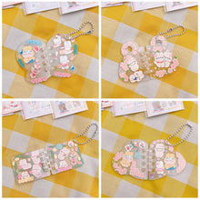 Load image into Gallery viewer, Cute Guka Sticker DIY Keychain Transparent Acrylic Goo Chuck Pendant Keychain Decoration Badge Kawaii Stationery Accessories