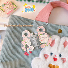 Load image into Gallery viewer, Cute Guka Sticker DIY Keychain Transparent Acrylic Goo Chuck Pendant Keychain Decoration Badge Kawaii Stationery Accessories