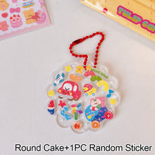 Load image into Gallery viewer, Cute Guka Sticker DIY Keychain Transparent Acrylic Goo Chuck Pendant Keychain Decoration Badge Kawaii Stationery Accessories