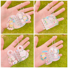 Load image into Gallery viewer, Cute Guka Sticker DIY Keychain Transparent Acrylic Goo Chuck Pendant Keychain Decoration Badge Kawaii Stationery Accessories
