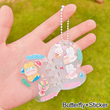 Load image into Gallery viewer, Cute Guka Sticker DIY Keychain Transparent Acrylic Goo Chuck Pendant Keychain Decoration Badge Kawaii Stationery Accessories