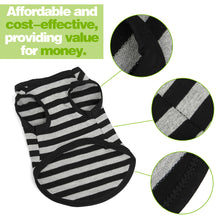 Load image into Gallery viewer, Summer Pet Dog Stripe Vest Soft Puppy Clothing Shirt T-shirts Comfortable for Cats Small Medium Dog