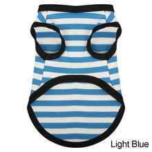 Load image into Gallery viewer, Summer Pet Dog Stripe Vest Soft Puppy Clothing Shirt T-shirts Comfortable for Cats Small Medium Dog