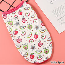 Load image into Gallery viewer, Summer Cute Fruit Print Pet Dog Vest Soft Cartoon Pattern Puppy T-shirts Comfortable for Cats Small Medium Dog