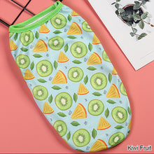 Load image into Gallery viewer, Summer Cute Fruit Print Pet Dog Vest Soft Cartoon Pattern Puppy T-shirts Comfortable for Cats Small Medium Dog