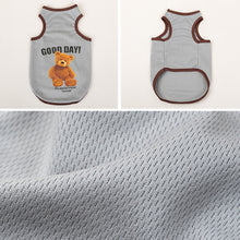 Load image into Gallery viewer, Summer Pet Dog Vests Sleeveless T-shirts Bear Pattern Clothes For Dogs Or Cats Puppy Pet Shirt Cute Summer Pet Products