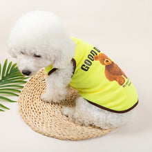 Load image into Gallery viewer, Summer Pet Dog Vests Sleeveless T-shirts Bear Pattern Clothes For Dogs Or Cats Puppy Pet Shirt Cute Summer Pet Products