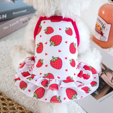 Load image into Gallery viewer, Summer Dog Dress Pet Skirts Pet Clothes Comfortable Soft Puppuy Dogs Cats Vest Dress Pet Clothes