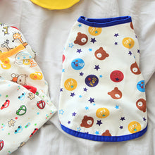 Load image into Gallery viewer, Spring Summer Pet Vest Cartoon Print Pet Puppy Dog Clothes for Small Dogs Pet Dog Vest Pet Sling T Shirt Pet Clothing