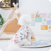 Load image into Gallery viewer, Spring Summer Cartoon Print Pet Vest With Pull Ring Pet Puppy Dog Clothes for Small Dogs Pet Cat Vest Pet Sling T Shirt Pet Clothing