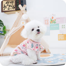 Load image into Gallery viewer, Spring Summer Cartoon Print Pet Vest With Pull Ring Pet Puppy Dog Clothes for Small Dogs Pet Cat Vest Pet Sling T Shirt Pet Clothing