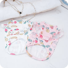 Load image into Gallery viewer, Spring Summer Cartoon Print Pet Vest With Pull Ring Pet Puppy Dog Clothes for Small Dogs Pet Cat Vest Pet Sling T Shirt Pet Clothing