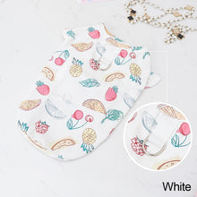 Load image into Gallery viewer, Spring Summer Cartoon Print Pet Vest With Pull Ring Pet Puppy Dog Clothes for Small Dogs Pet Cat Vest Pet Sling T Shirt Pet Clothing